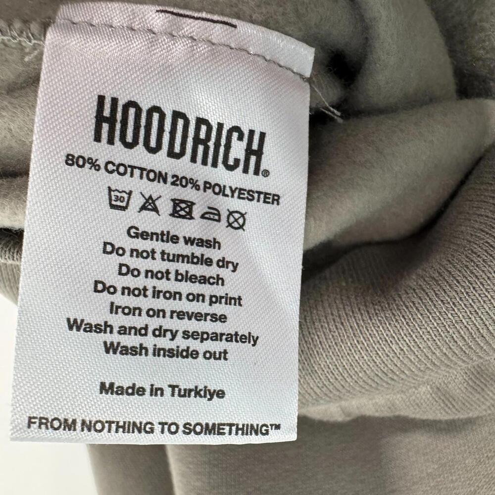 Hoodrich Women’s Size Small Gray Brown Shadow Crop BH Hoodie Sweatshirt New - Picture 9 of 13